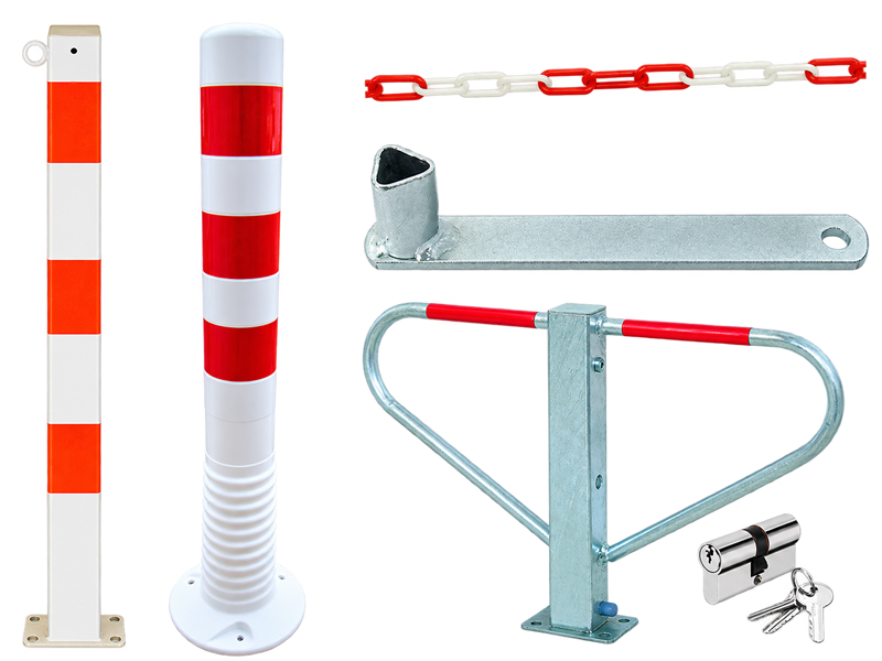 Absperrpfosten und Sperrpfosten
