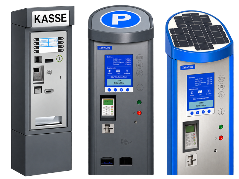Kassenautomaten für Parksysteme